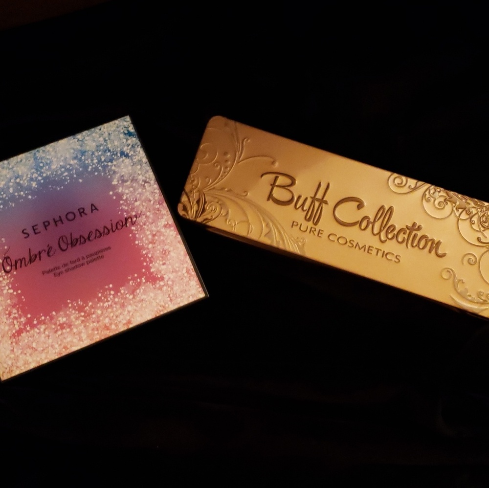 Two makeup palettes